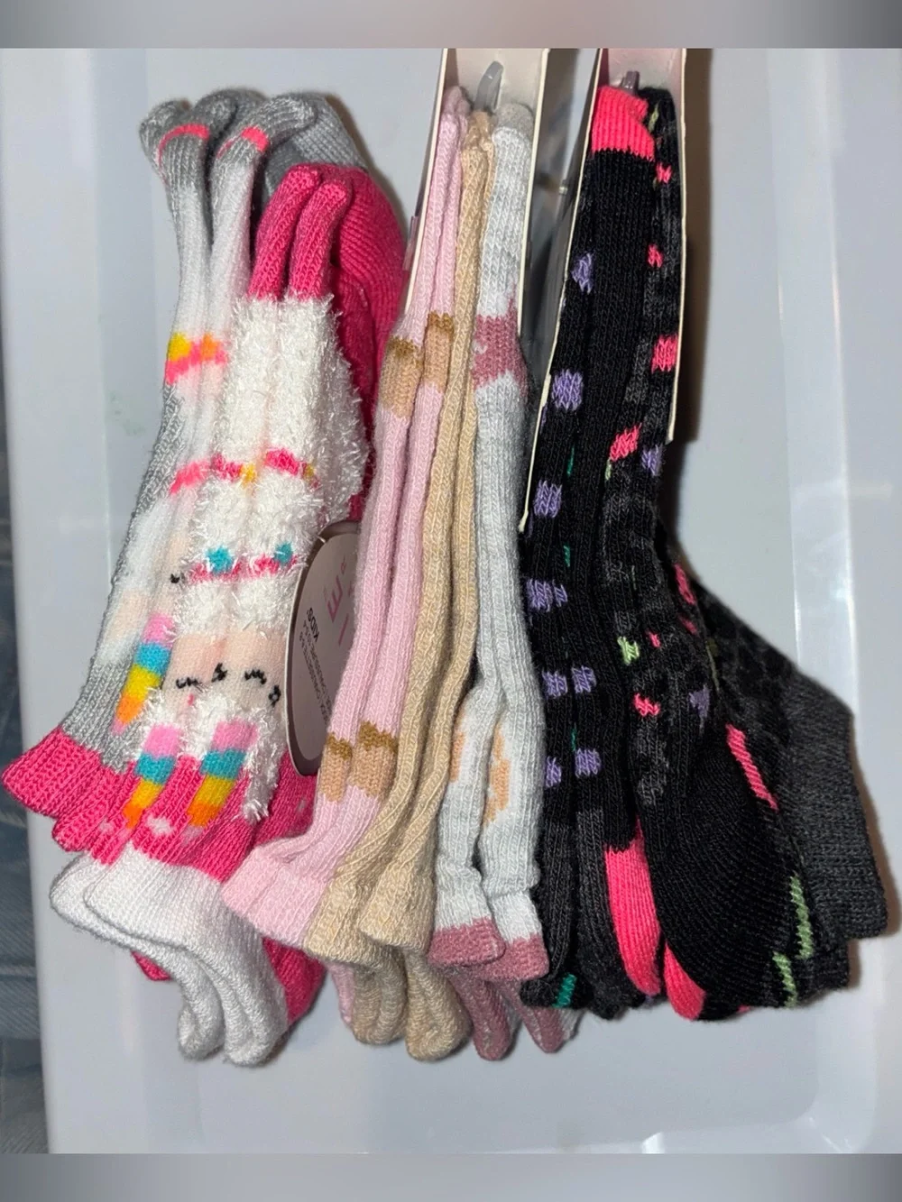Girls/Kids no-show sock bundle, 8 pairs, Shoe Size: 7C - 2Y / kids medium/ NEW